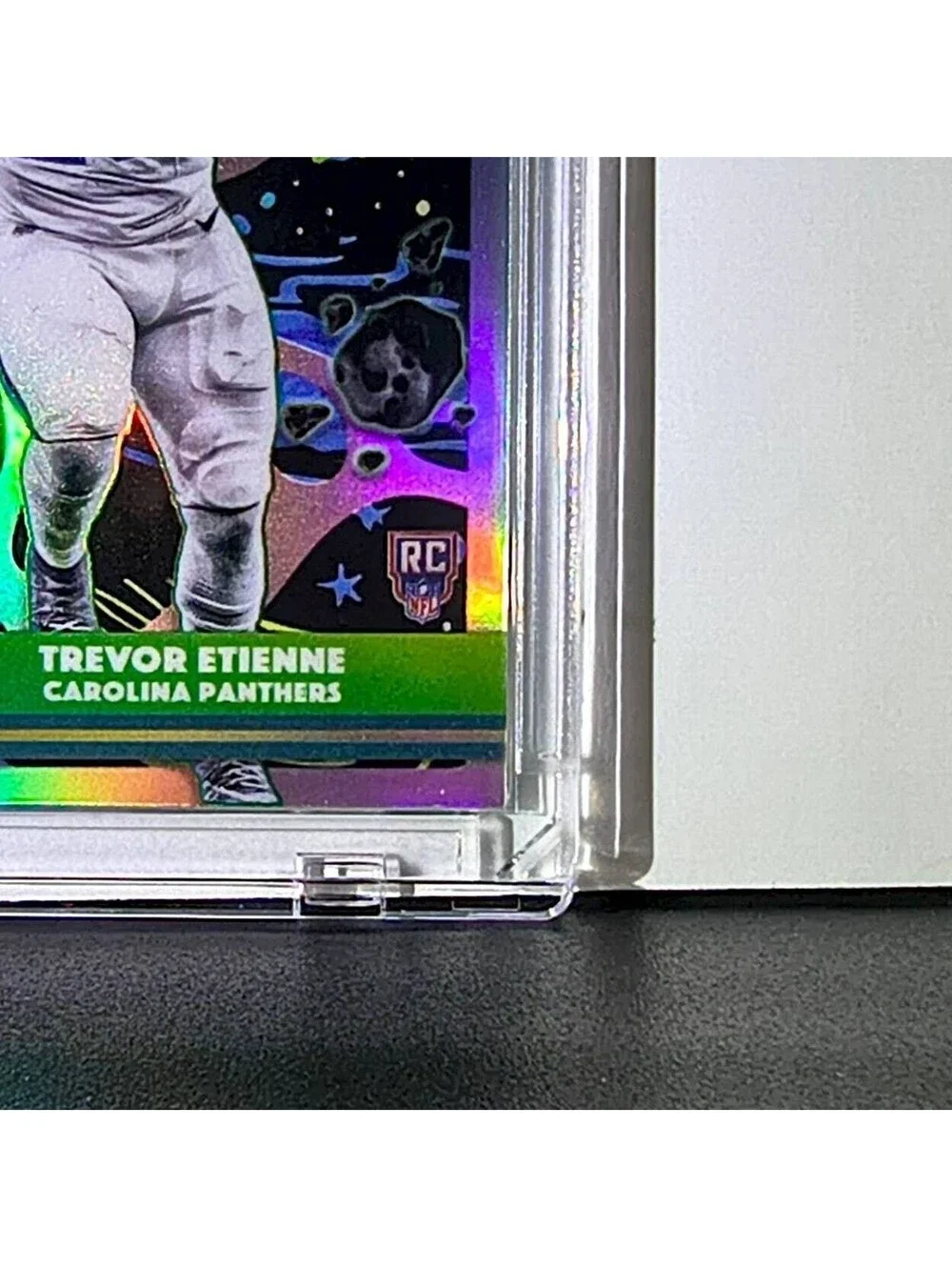 Trevor Etienne 2025 Topps Chrome Cosmic Refractor NFL #115 Carolina Panthers